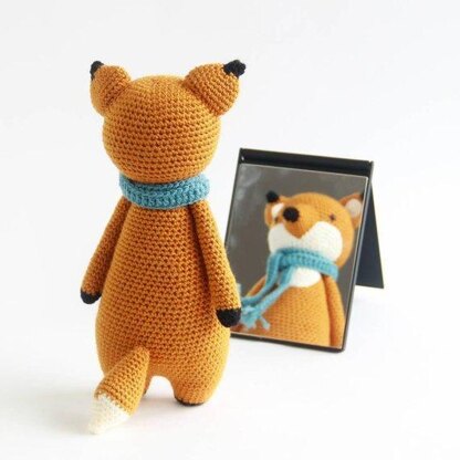 Fox with Scarf Crochet Amigurumi Pattern