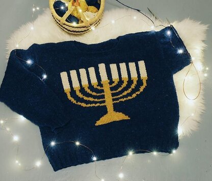 Menorah sweater cheap