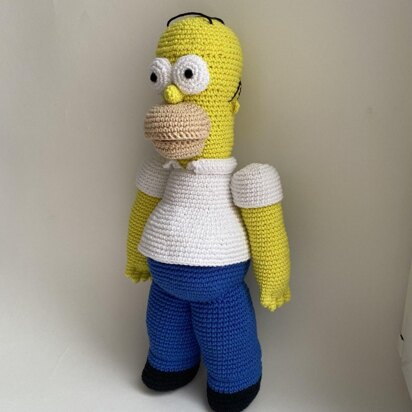 Homer Simpson PDF crochet pattern