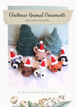 Christmas animals ornaments.