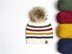 Hudson Bay Striped Beanie Hat Baby Children Women Men