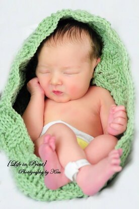 Basket Weave Cocoon, Swaddle Sack, and Bowl