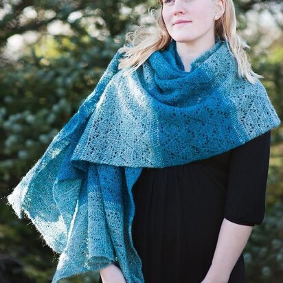 Poseidon Shawl (English & Swedish versions)