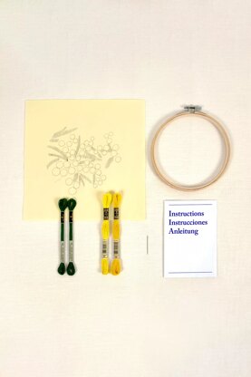 DMC Mimosas by Marie-Dominique Procureur Easy Embroidery Kit