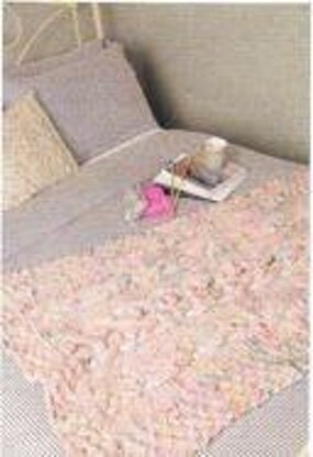 Chunky Cable and Bobbles Blanket