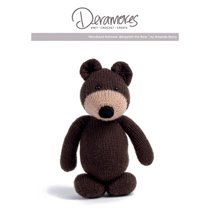 Deramores Woodland Creatures Benjamin the Bear in Deramores Studio DK - Downloadable PDF
