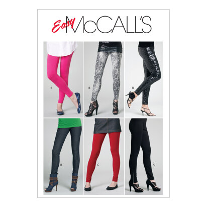 McCall's Misses'/Miss Petite Pants and Leggings M6173 - Sewing Pattern