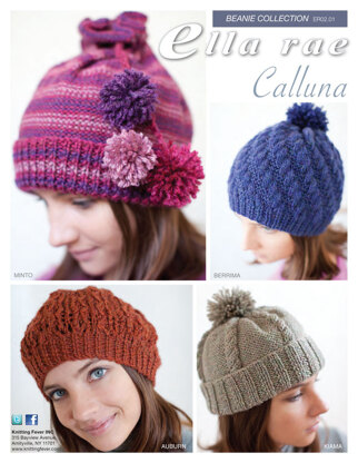 Beanie Collection in Ella Rae Calluna - ER02-01