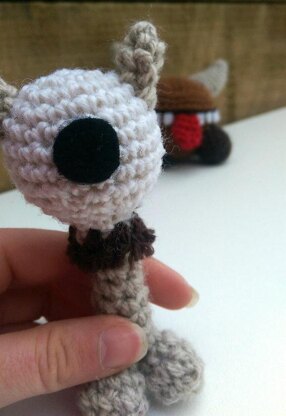 Scheepjes Amigurumi kit Dog & Bone crochet toy