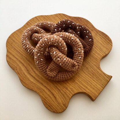 Salted Pretzel Crochet pattern by Chloe Bailey