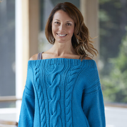 Flashback Pullover in Valley Yarns Valley Superwash Bulky - 824 - Downloadable PDF - knitting pattern
