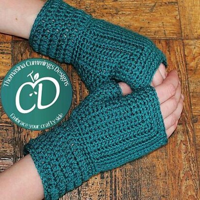 Fingerless Mitts (Mitre Style)