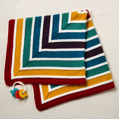 1372 Evercrisp - Blanket Knitting Pattern for Kids in Valley Yarns Haydenville