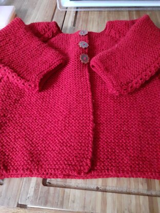 Little Red Cardigan