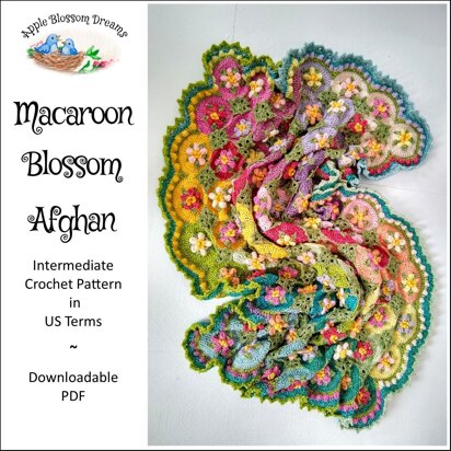 Macaroon Blossom Afghan