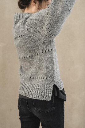 Cloudy jumper Knitting pattern by Neringa Ruke | LoveCrafts