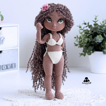 Crochet Doll Base Pattern - 12” Michelle Amigurumi PDF