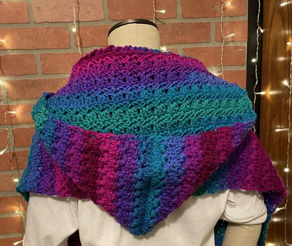 EASY BEGINNER'S Pocket Shawl with Optional Hood