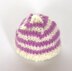 Christmas Glamour Striped Mini Beanie Decoration