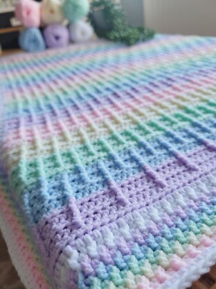 Rainbow Reflections Baby Blanket - US Terms