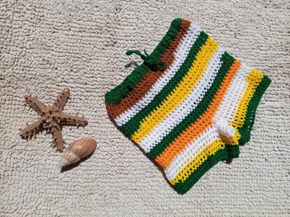 Crochet beach shorts