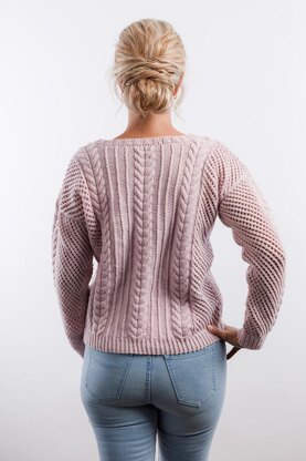 Cable Mesh Sweater