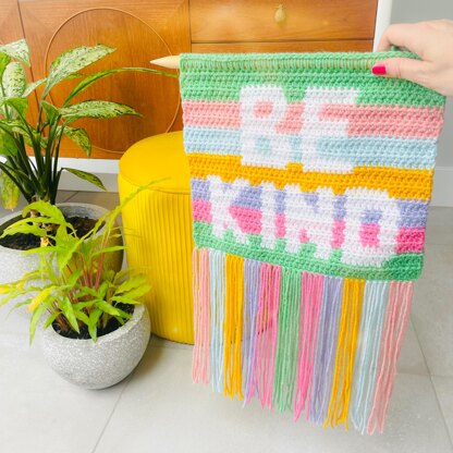 Be Kind Tapestry Crochet Motif