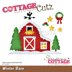 CottageCutz Dies - Winter Barn, 3.1"X2.5"