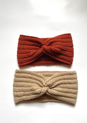 Knit Look Twist Ear Warmer