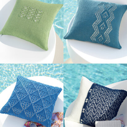 Cushion Covers in Sirdar Cotton DK - 7216 - Downloadable PDF