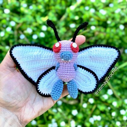 Butterfree Amigurumi Pattern