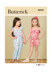 Butterick Children's Romper, Jumpsuit and Sash B6907 - Paper Pattern, Size XXS-XS-S-M-L