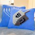 Dreidel Bobble Stitch Pillow