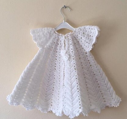 Pink And White Baby Dress Two Colors