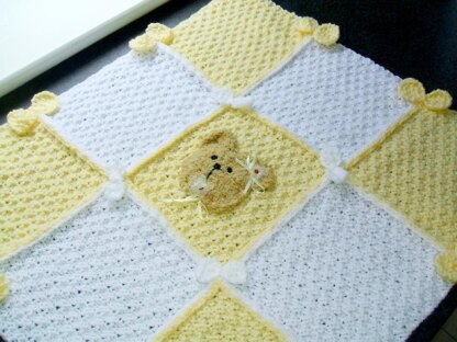 BEARS & BOWS BABY BLANKET