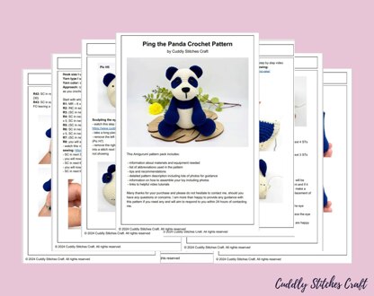 Ping the Panda (Low-Sew)
