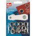 Prym Eyelets and Washers 11.0 mm Silver Colour