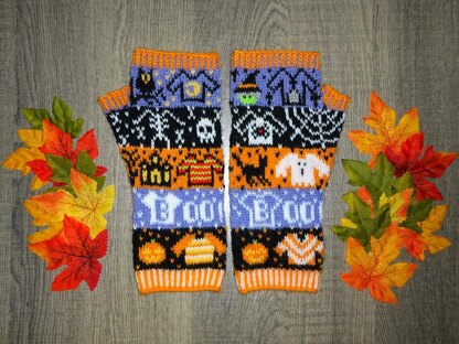 Sweater Weather Mitts Halloween