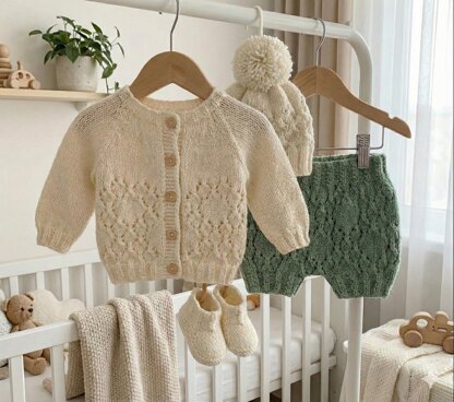 "Aster" Cardigan set