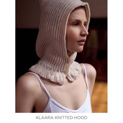 Klaara Knitted Hood in Novita - 0070007 - Downloadable PDF - knitting pattern