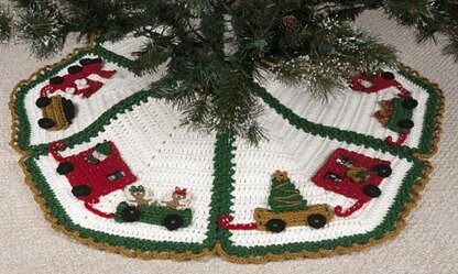 0732 North Pole Express Tree Skirt 