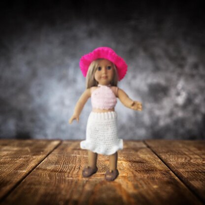 Summer set for 18" doll