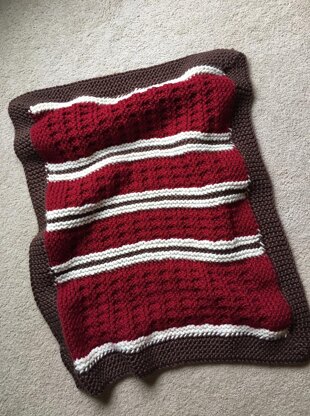 Mountain Cabin Baby Blanket