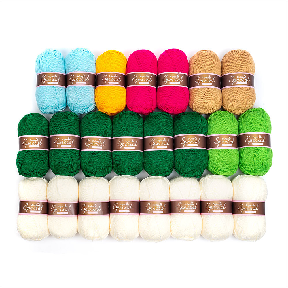 Stylecraft Letitia's Garden CAL in Special DK - Cottage Garden - Large - view 2