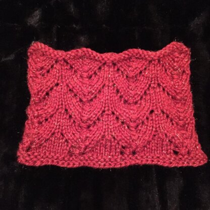 Quick-knit Lace Cowl