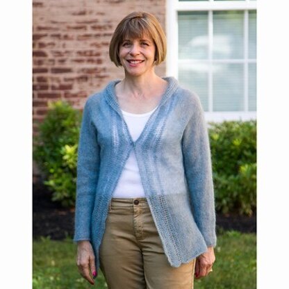 725 Noemi Cardigan - Knitting Pattern for Women in Valley Yarns Southampton