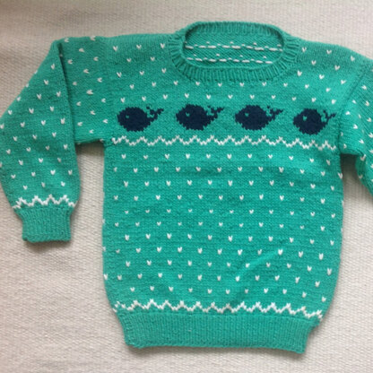 Yankee Knitter Designs 5 Child's Sailboat & Whale Sweaters PDF