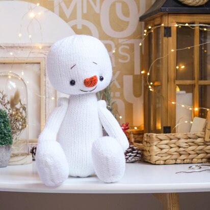 Knitting Snowman Toy Pattern