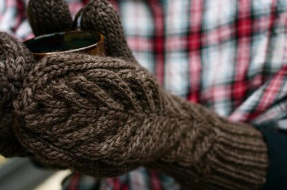 Tin Can Knits Antler Mittens PDF