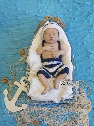 Newborn Sailor Outfit